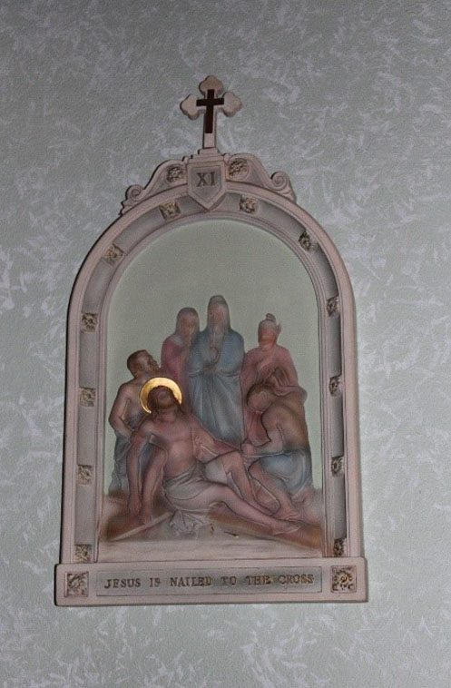 A painting of jesus christ and the apostles.